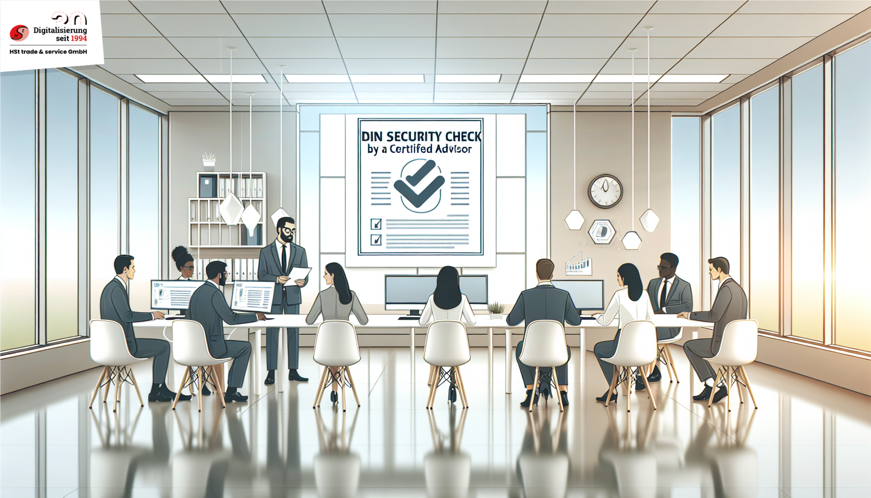 Zu sehen ist ein Bild von HSt_DIN_SPEC_IT_Sicherheitscheck_Berater_with_logo