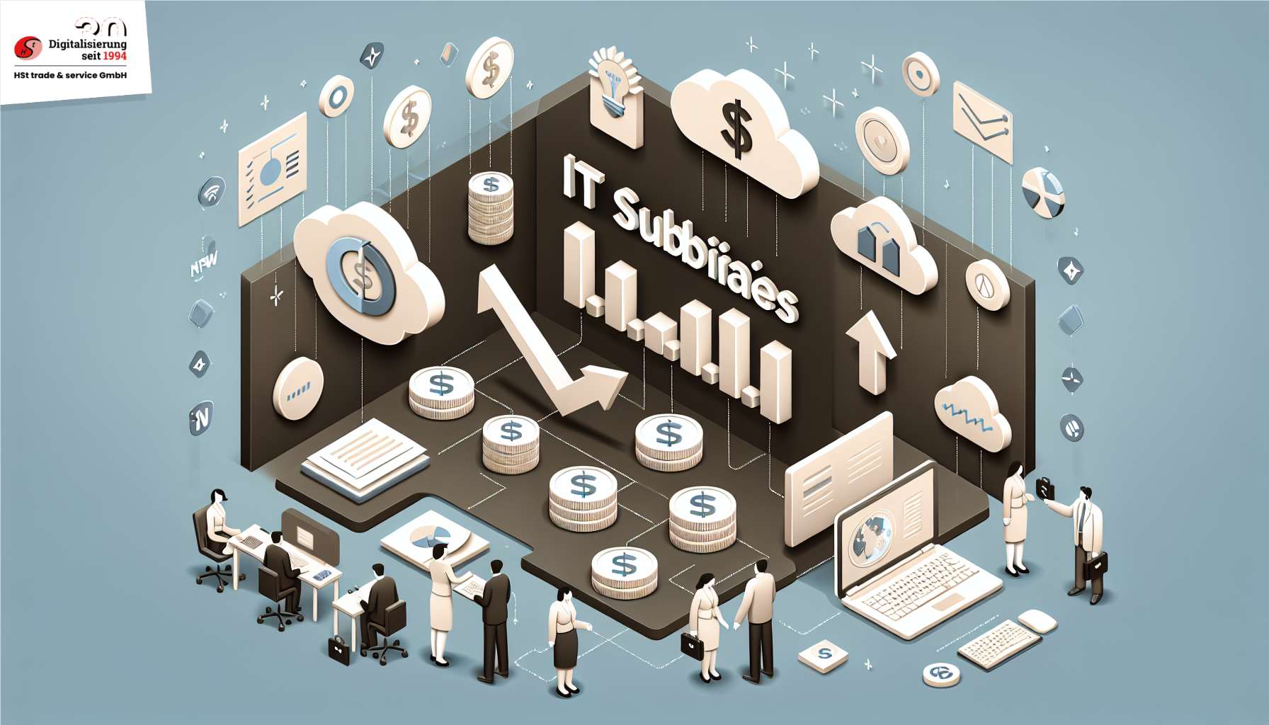 Zu sehen ist ein Bild von HSt_IT_Zuschuss_NRW_Foerderprogramme_1_with_logo
