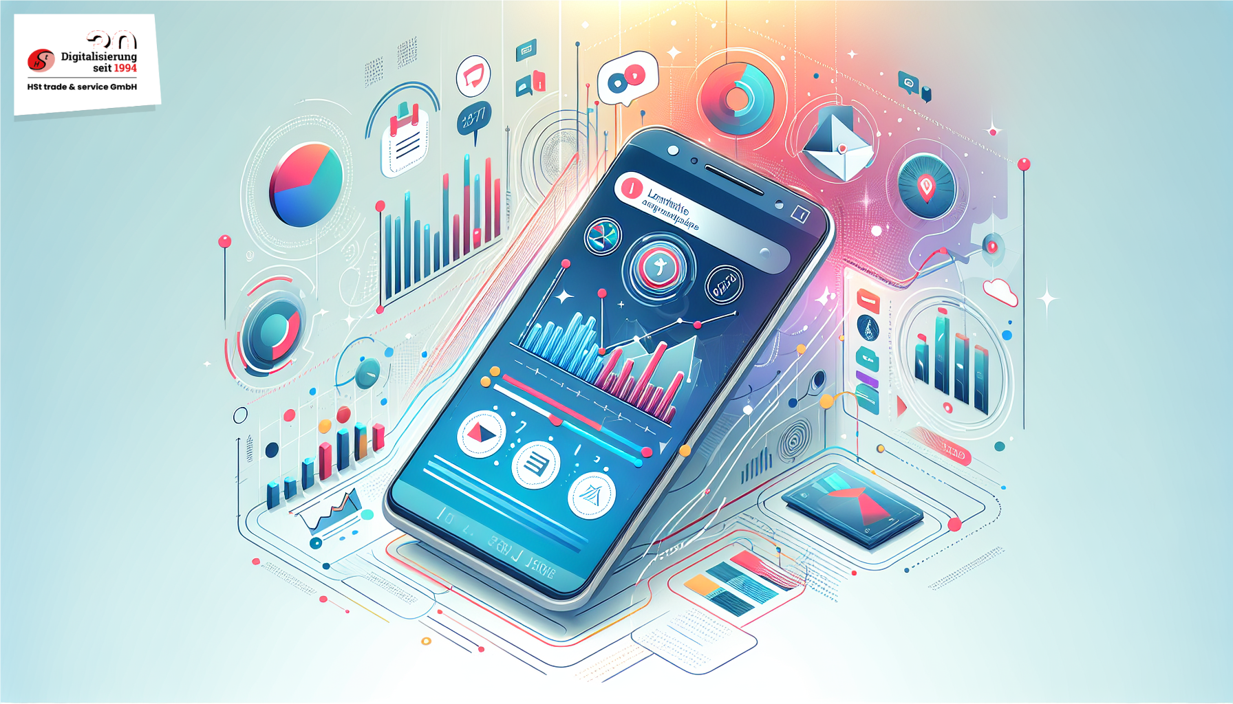 Zu sehen ist ein Bild von HSt_Warum_Ihre_Firmensoftware_App_Mobile_First_1_with_logo