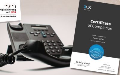 Kommunikation ohne Grenzen: Unser Prokurist ist zertifizierter 3CX-Experte